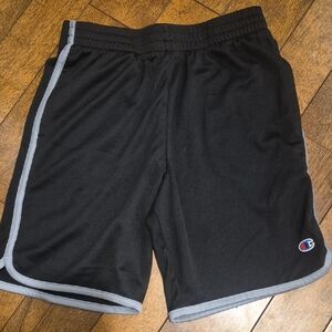 Champion Boys Black and Gray Athletic Shorts